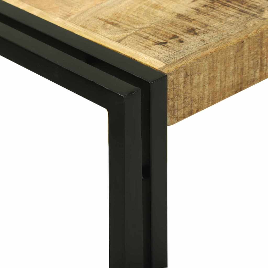 Console Table Brown 120 x 33 x 75 cm Solid rough mango wood