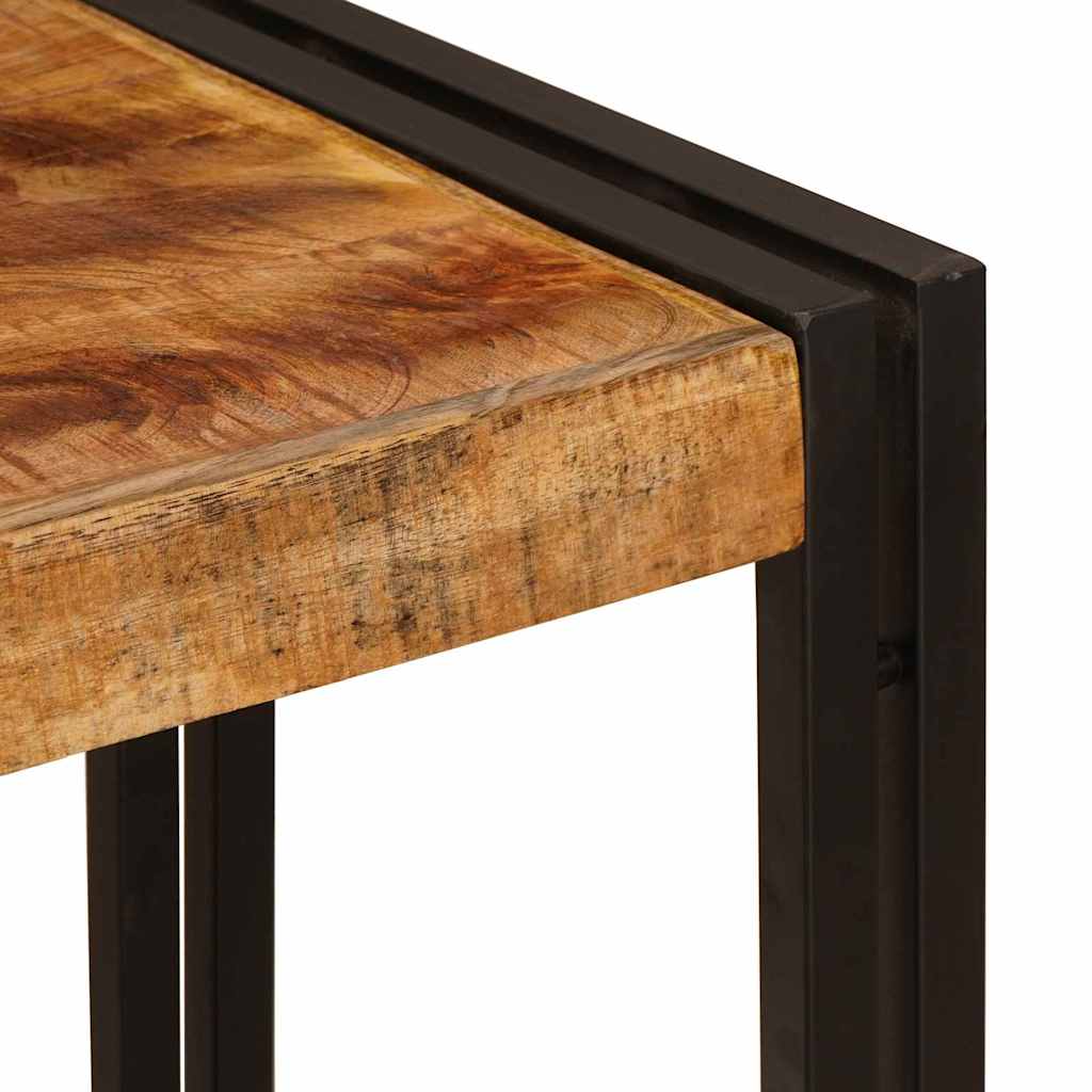 Console Table Brown 90 x 33 x 75 cm Solid rough mango wood
