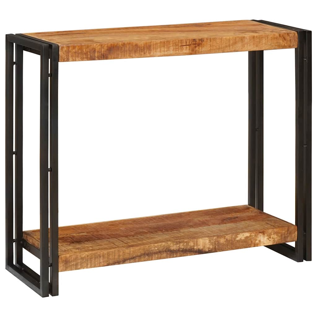 Console Table Brown 90 x 33 x 75 cm Solid rough mango wood