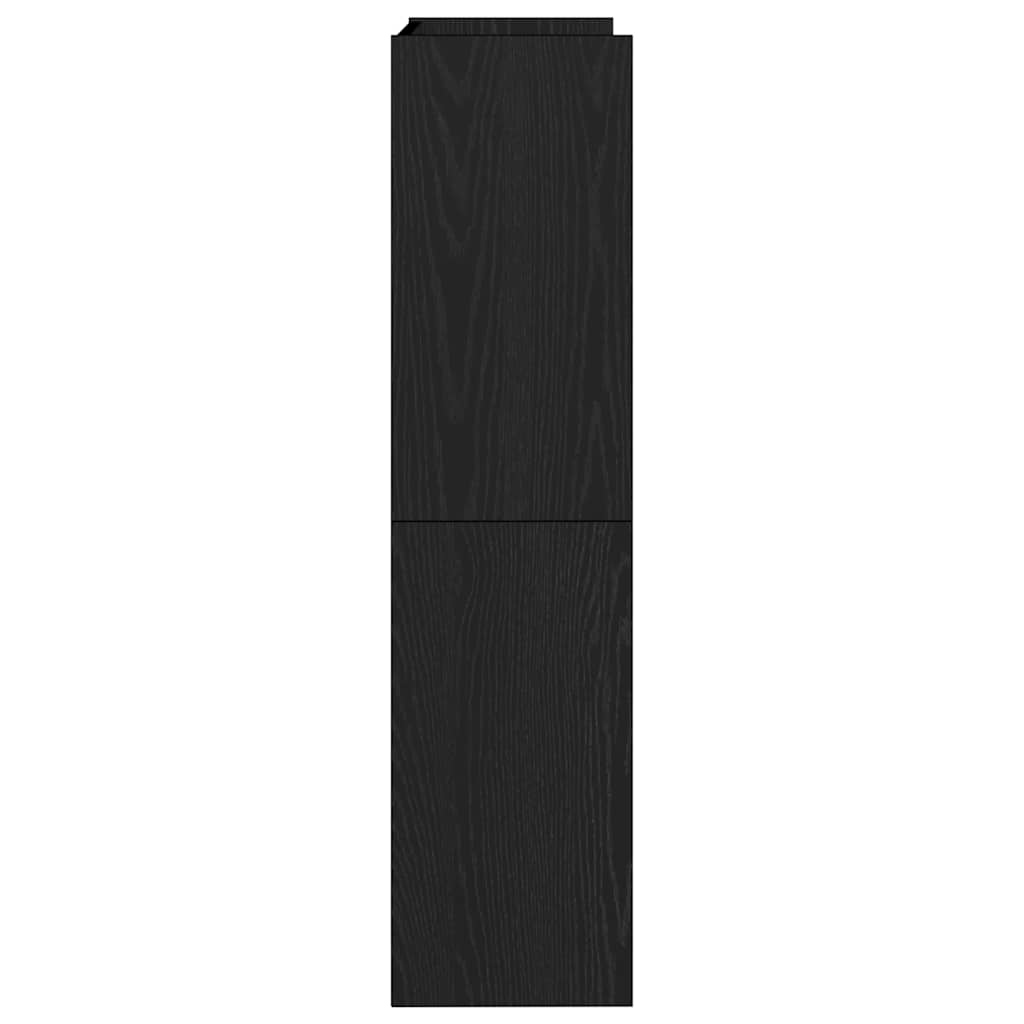 Shoe Rack Black 60x25x100 cm Engineered Wood