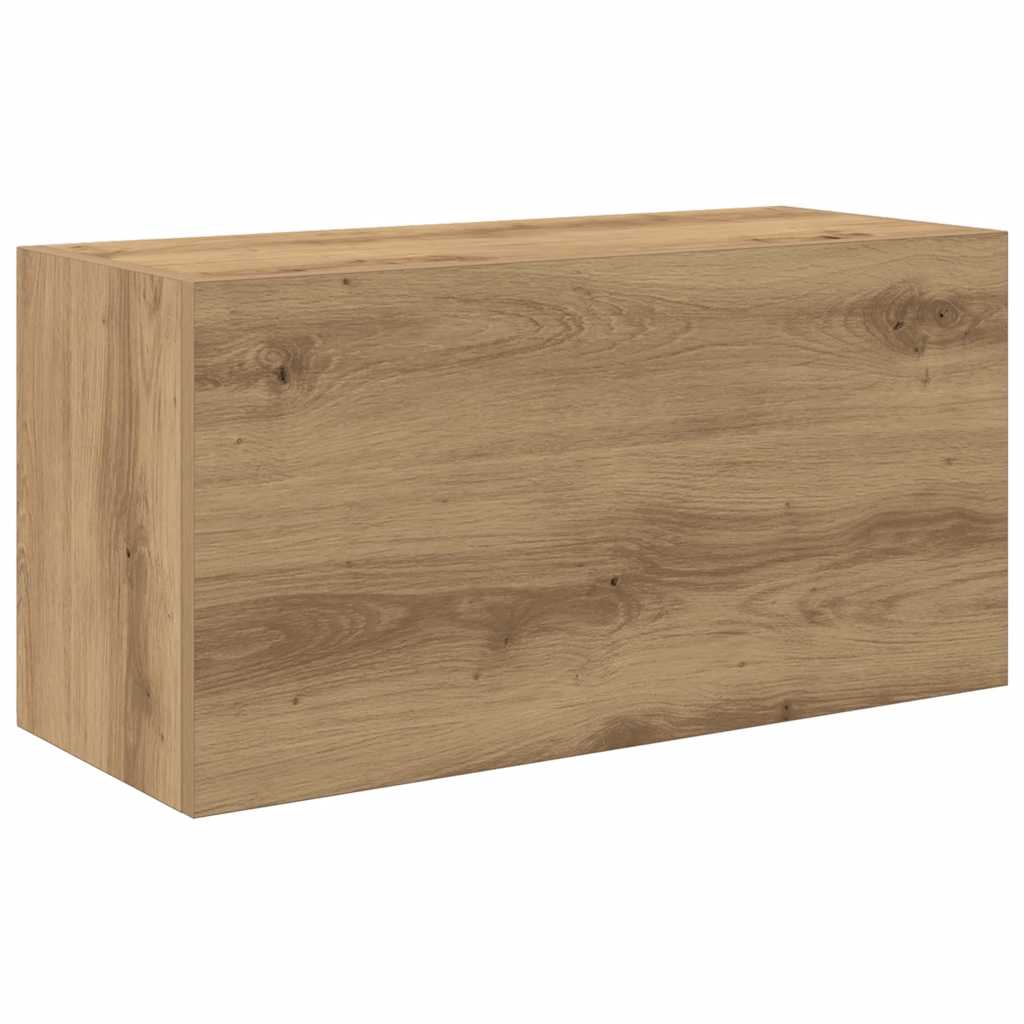 Bathroom Wall Cabinet Artisan Oak 60x25x30 cm Engineered Wood