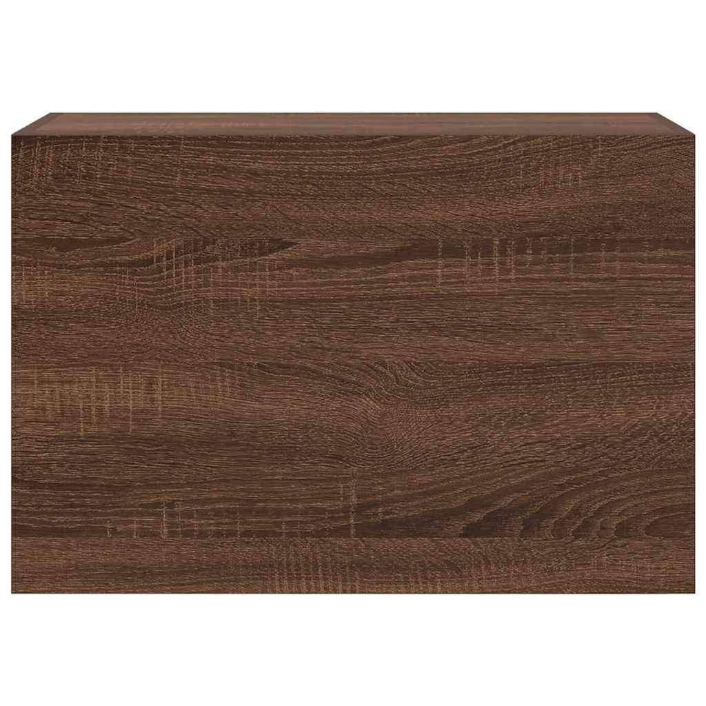 Bathroom Wall Cabinet Brown Oak 60x25x40 cm Engineered Wood