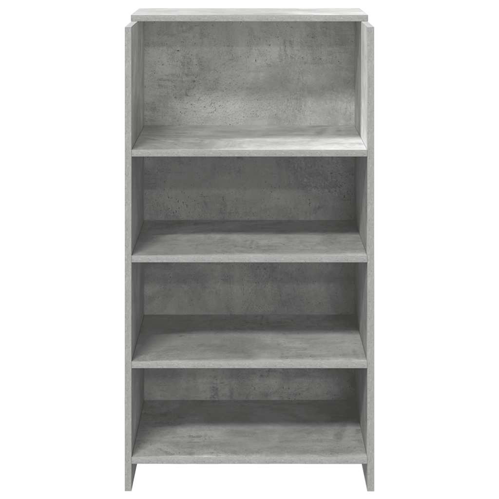 Reception Desk Concrete Grey 55x50x103.5 cm Engineered Wood