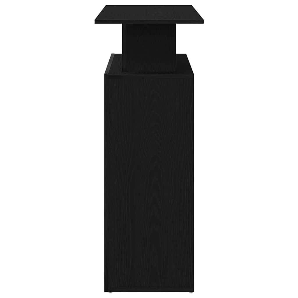 Reception Desk Black 100x40x104 cm Engineered Wood