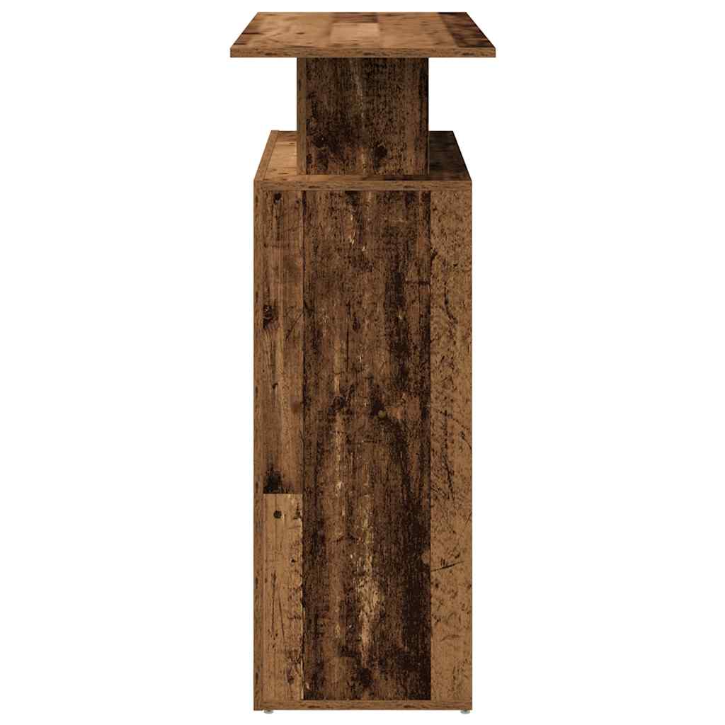 Reception Desk Old Wood 100x40x104 cm Engineered Wood