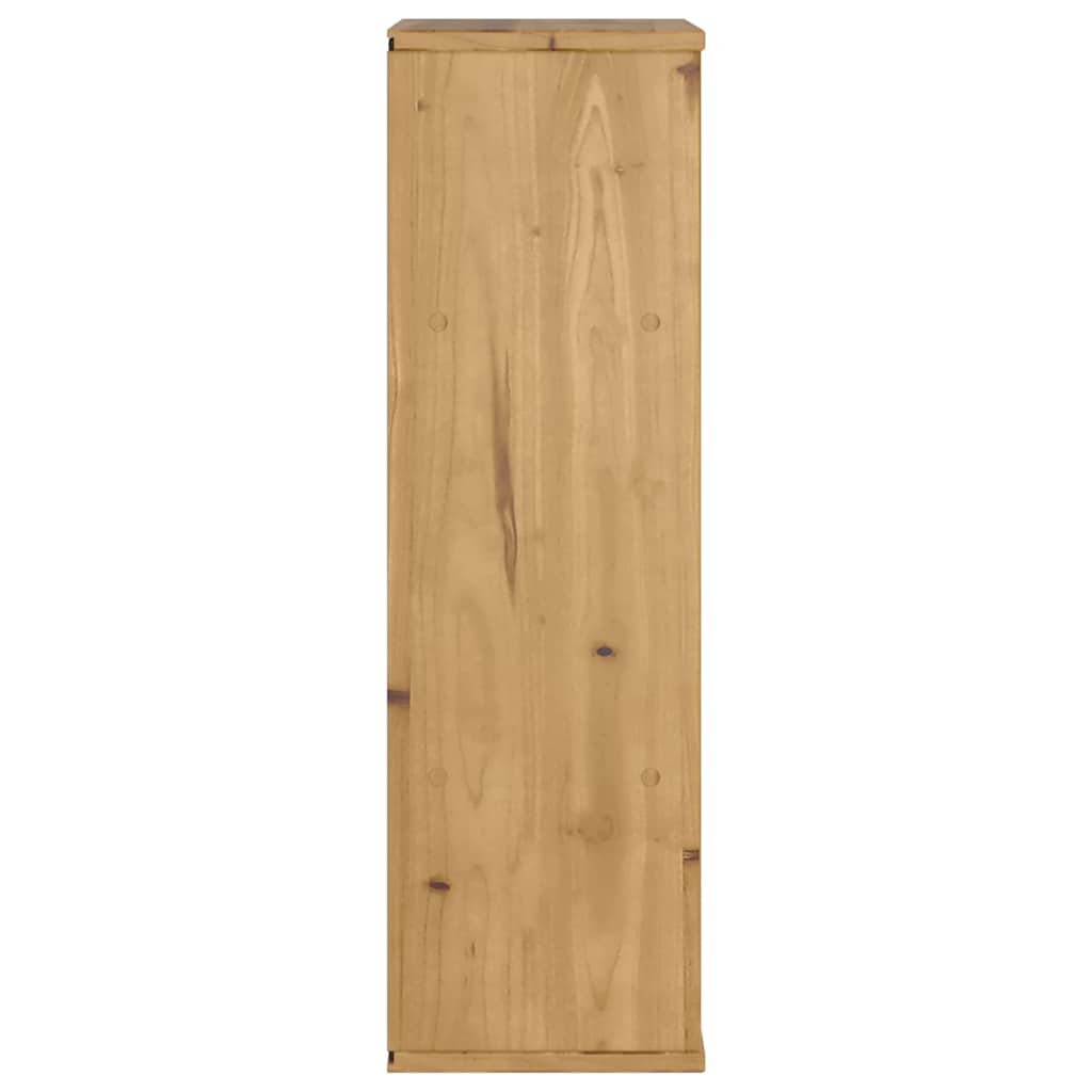 Side Cabinet with Drawers ODDA 40x24x79 cm Solid Wood Pine