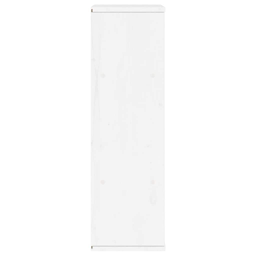 Side Cabinet ODDA White 40x24x79 cm Solid Wood Pine