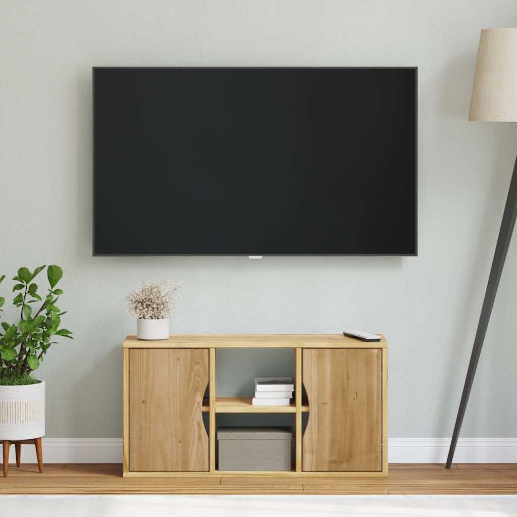 TV Cabinet ODDA 79x24x40 cm Solid Wood Pine