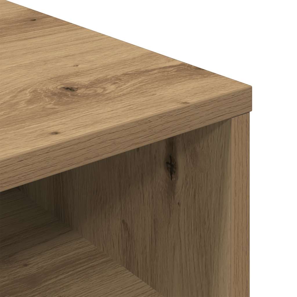 Book Cabinet Artisan Oak 34x31x80 cm Engineered Wood