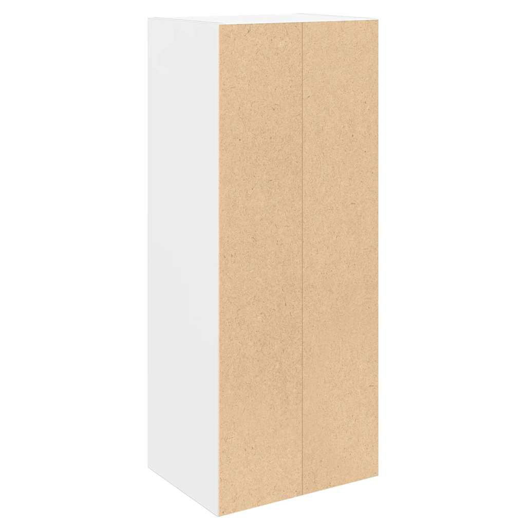 Bookcase White 31x24x77 cm Engineered Wood