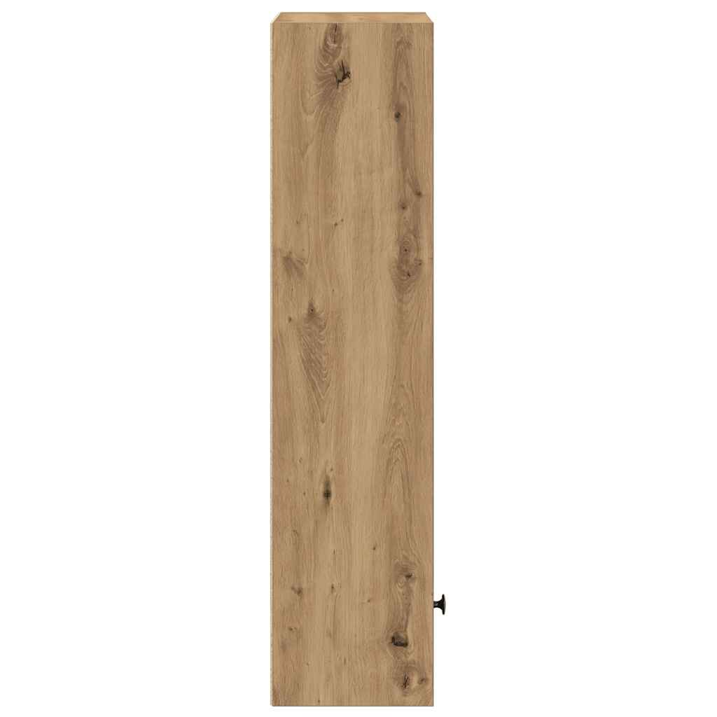 Bookcase Artisan Oak 31x24x102 cm Engineered Wood