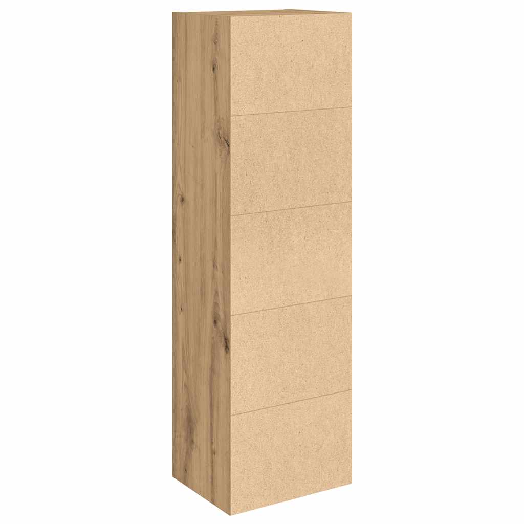 Bookcase Artisan Oak 31x24x102 cm Engineered Wood