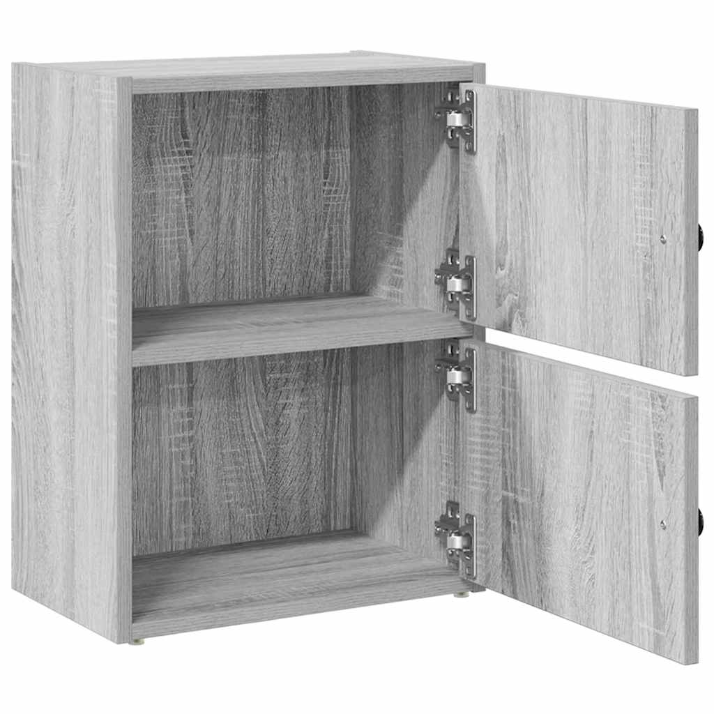 Bookcase Grey Sonoma 40x24x52 cm Engineered Wood
