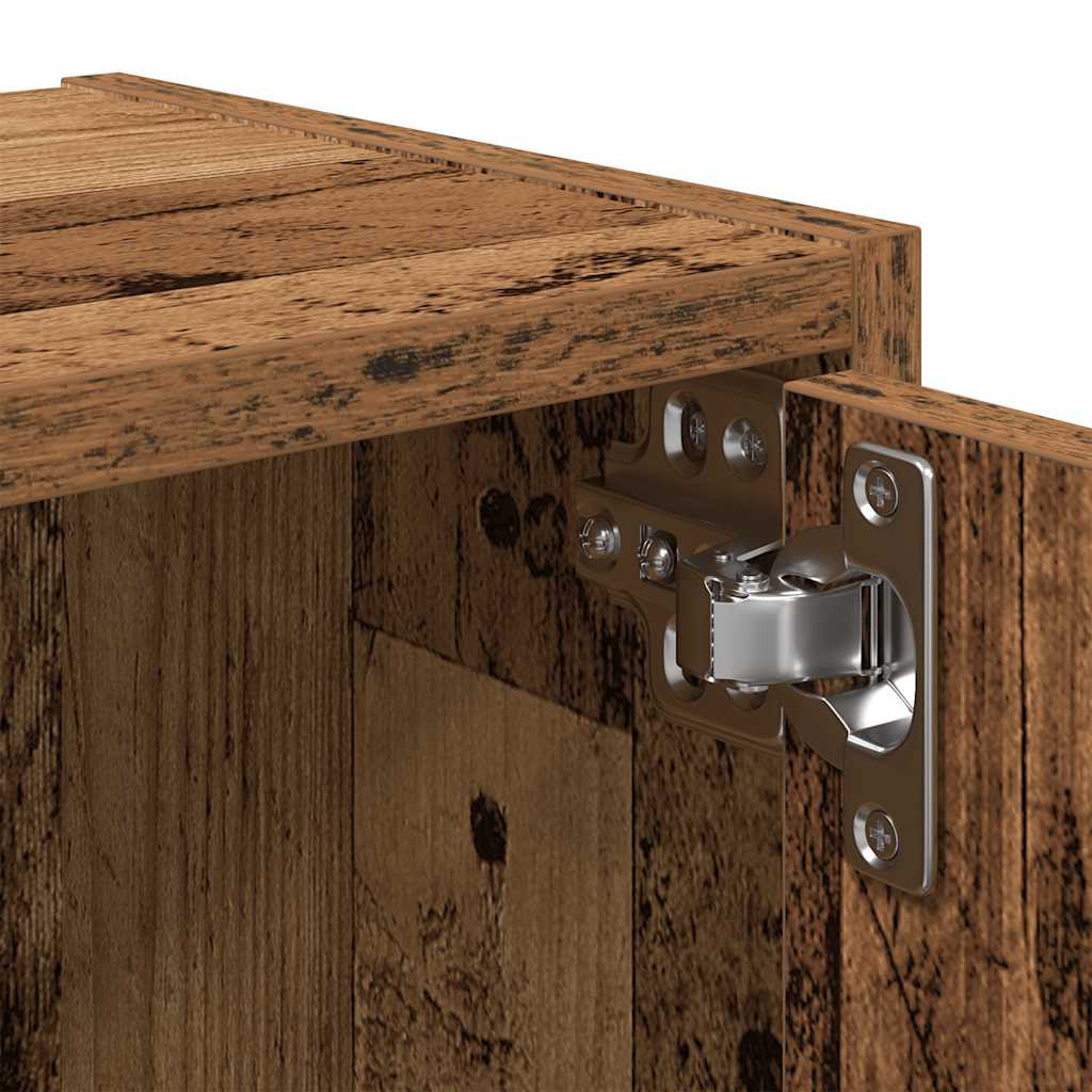 Bookcase Old Wood 40x24x77 cm Engineered Wood