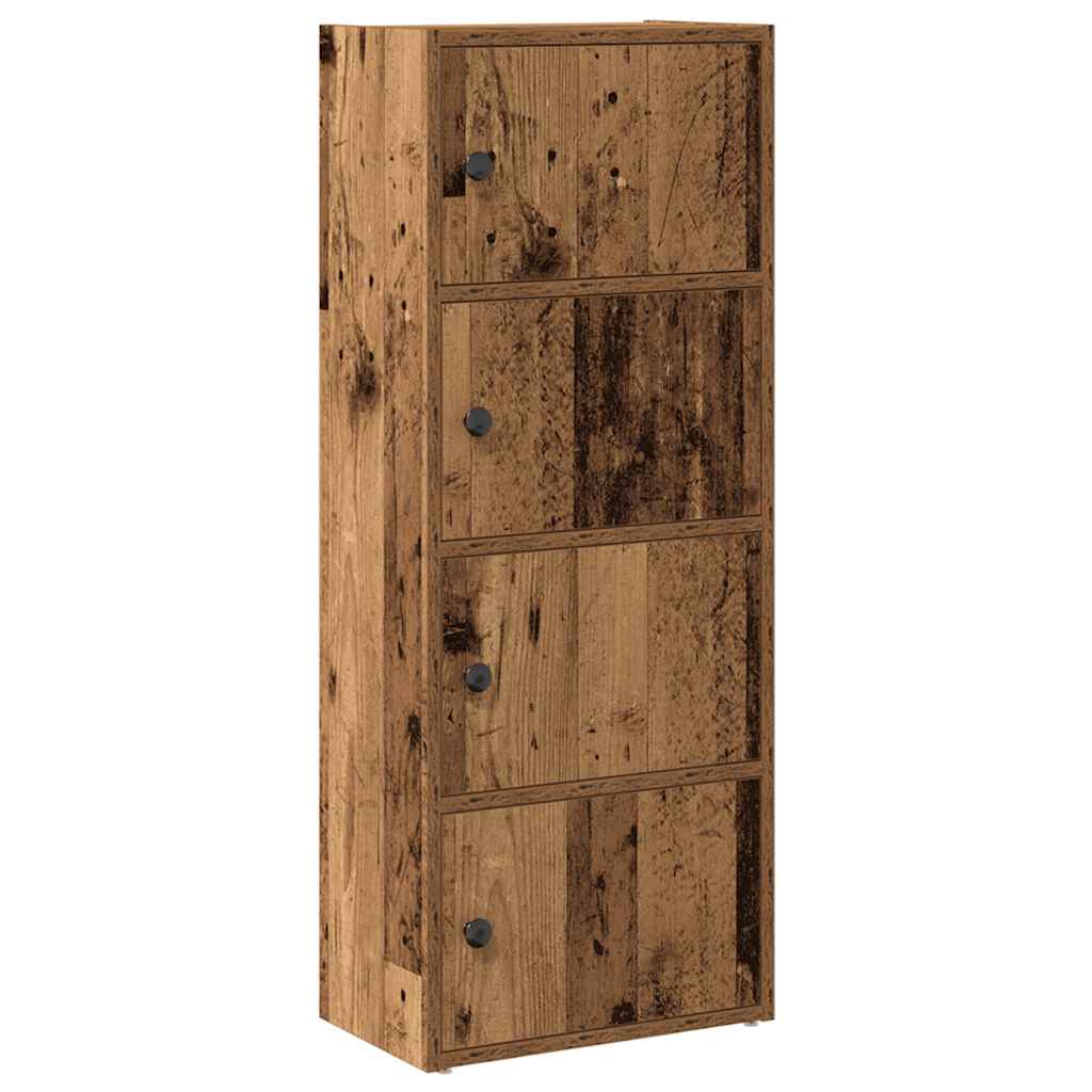 Bookcase Old Wood 40x24x102 cm Engineered Wood