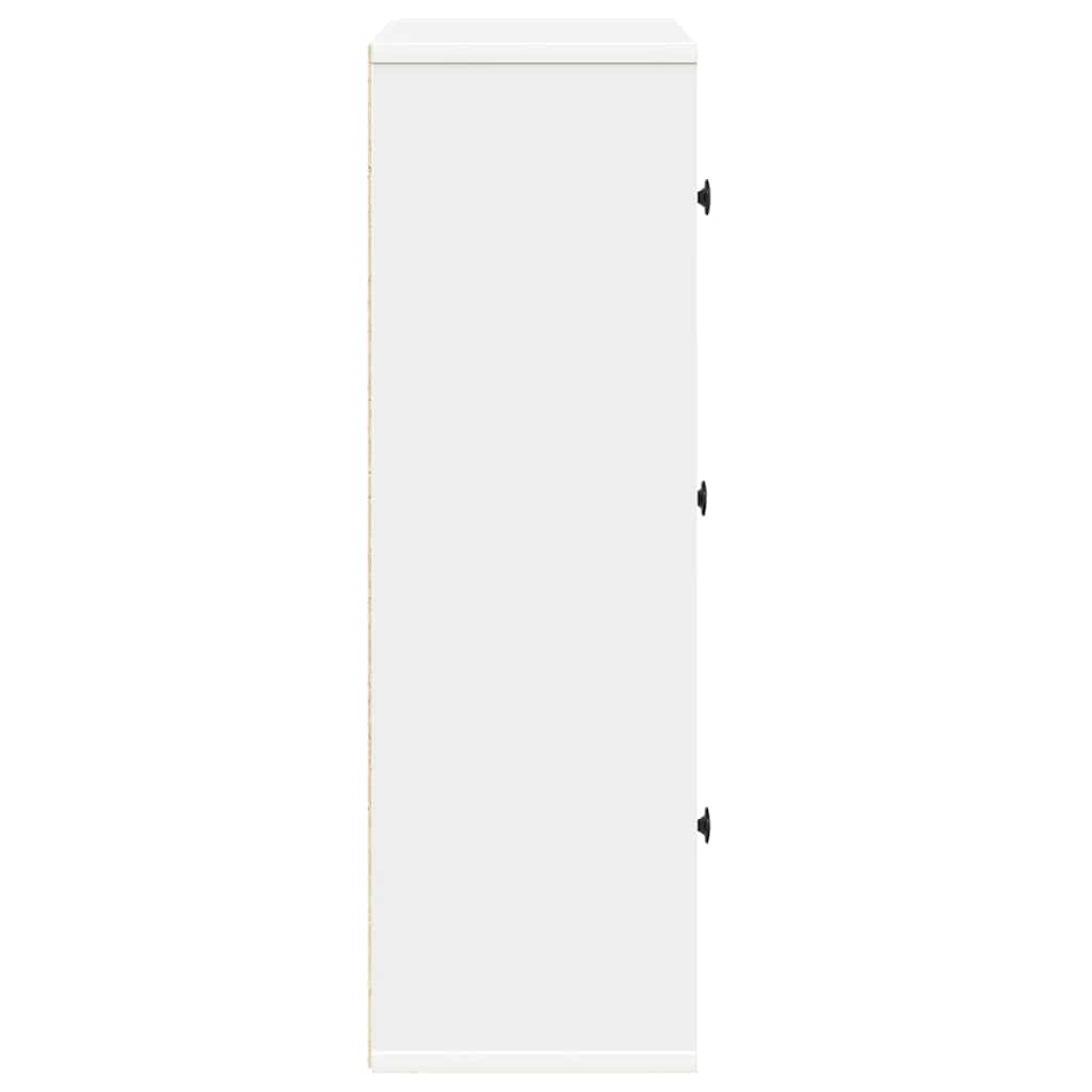 Modern Wooden Bookcase With Closed & Open Storage Compartments Wood Book Cabinet