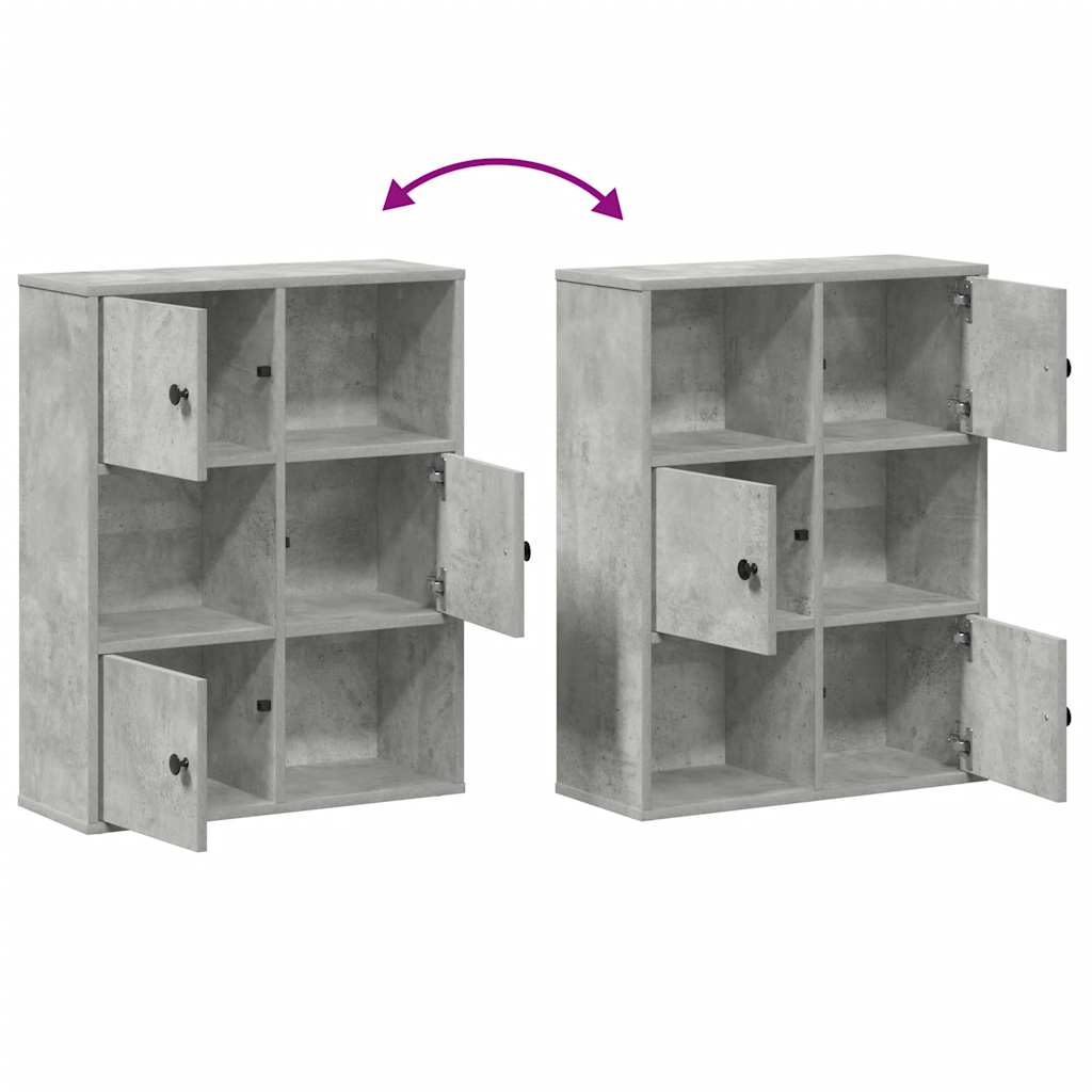 Modern Wooden Bookcase With Closed & Open Storage Compartments Wood Book Cabinet