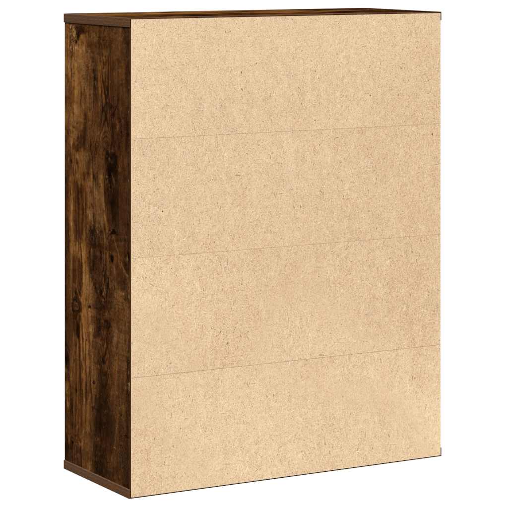 Modern Wooden Bookcase With Closed & Open Storage Compartments Wood Book Cabinet