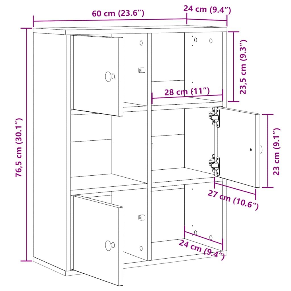 Modern Wooden Bookcase With Closed & Open Storage Compartments Wood Book Cabinet