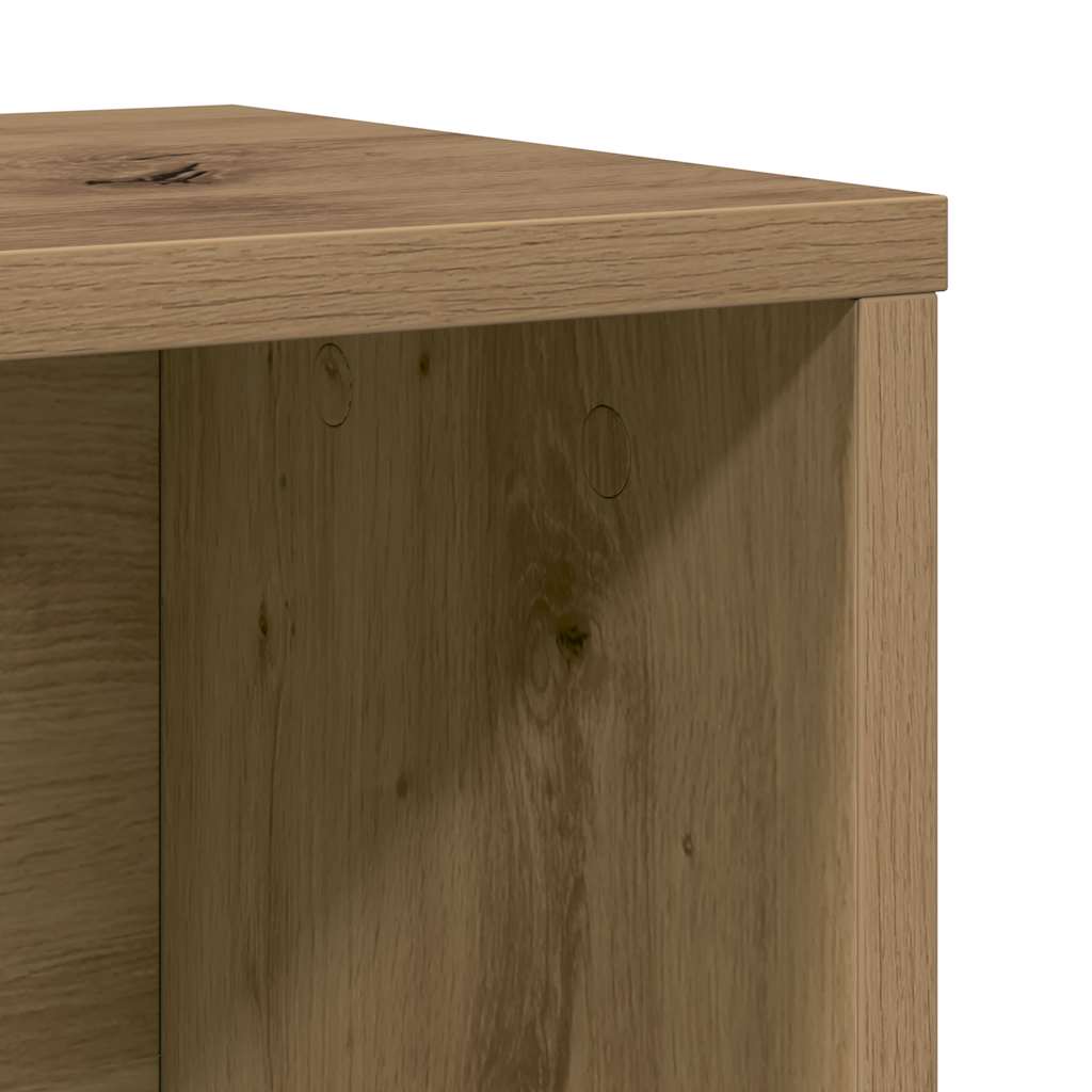 Bookcase Artisan Oak 60x24x101.5 cm Engineered Wood