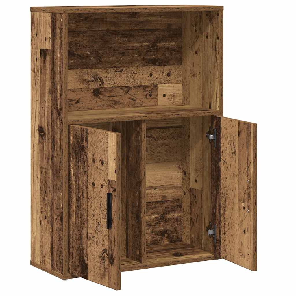 Bookcase Old Wood 60x24x85 cm Engineered Wood