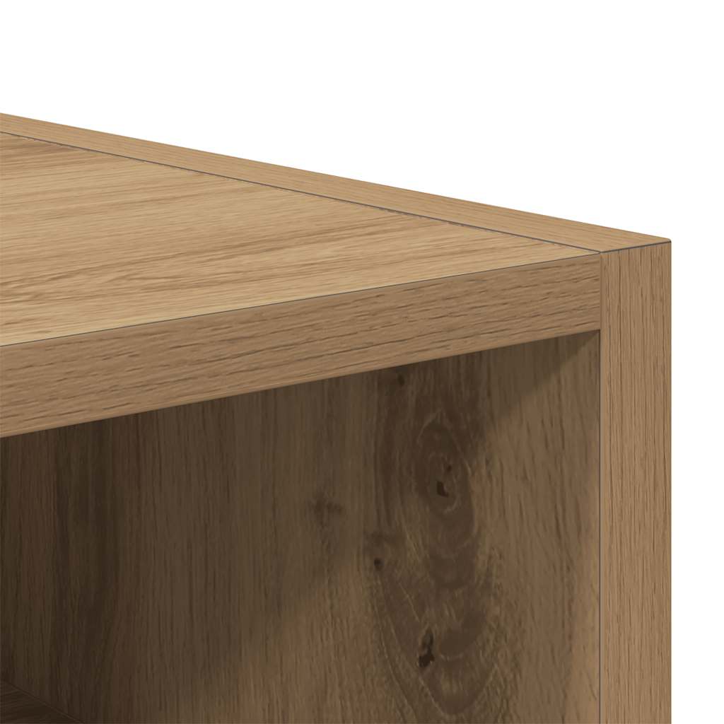 Bookcase Artisan Oak 60x24x85 cm Engineered Wood