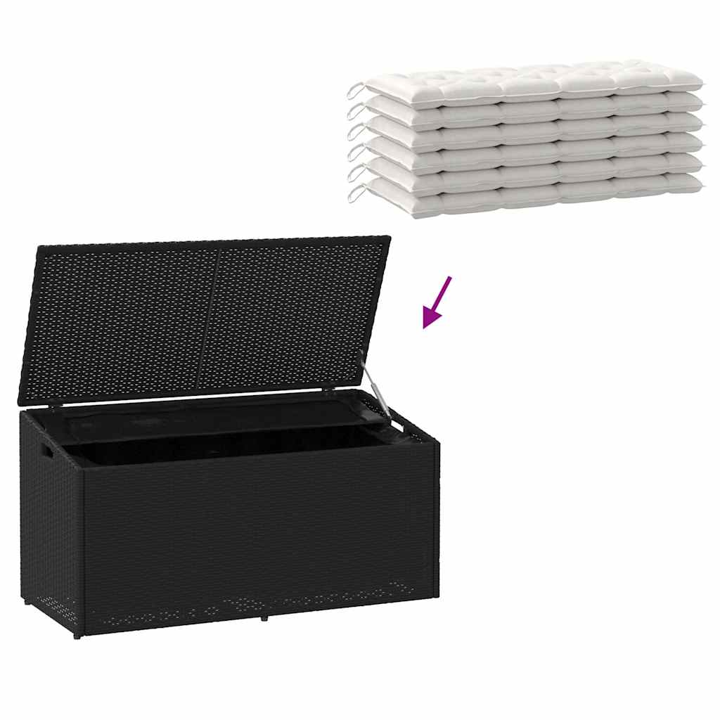 Outdoor Patio Poly Rattan Garden Storage Box Cabinet Cushion Boxes Unit