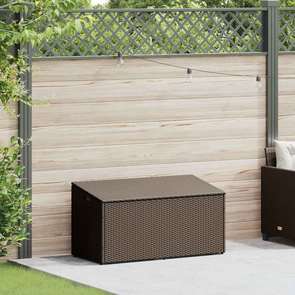 Outdoor Patio Poly Rattan Garden Storage Box Cabinet Cushion Boxes Unit