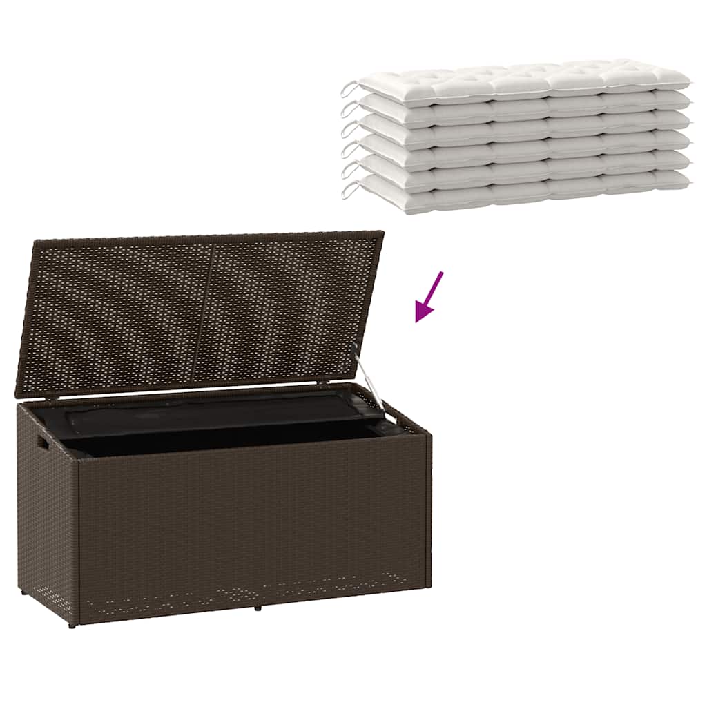 Outdoor Patio Poly Rattan Garden Storage Box Cabinet Cushion Boxes Unit