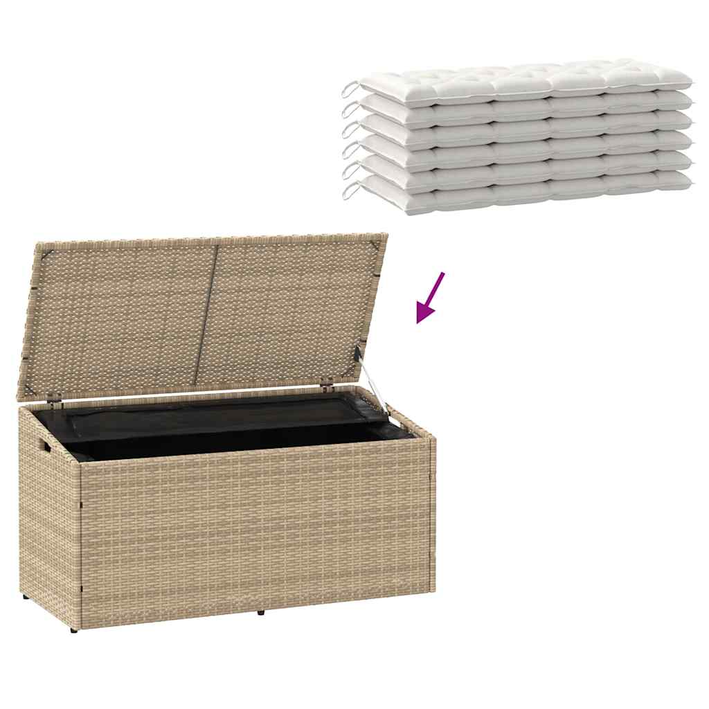 Outdoor Patio Poly Rattan Garden Storage Box Cabinet Cushion Boxes Unit