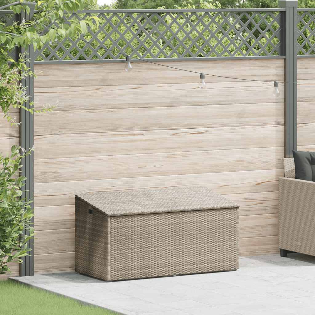 Outdoor Patio Poly Rattan Garden Storage Box Cabinet Cushion Boxes Unit