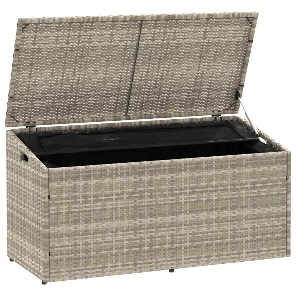 Outdoor Patio Poly Rattan Garden Storage Box Cabinet Cushion Boxes Unit
