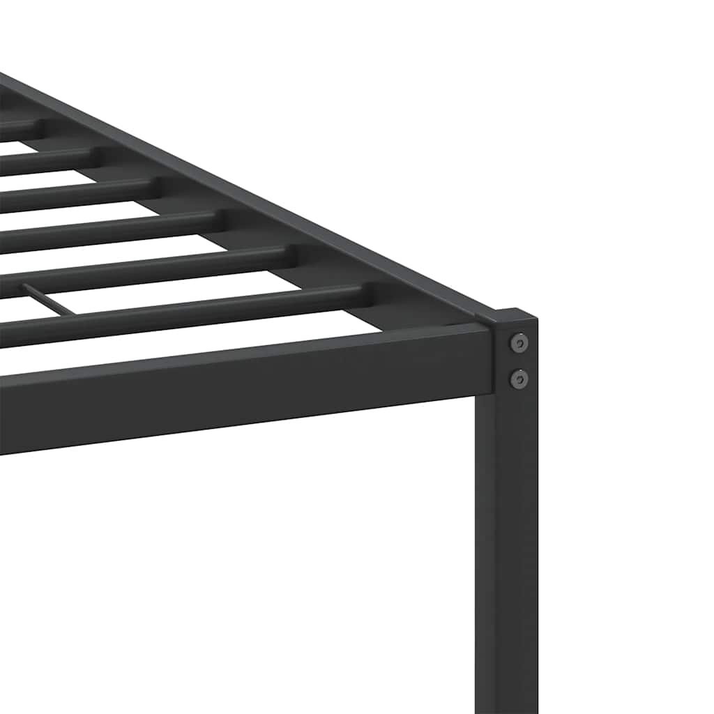 Bed Frame without Mattress Smoked Oak 120x200 cm Engineered Wood