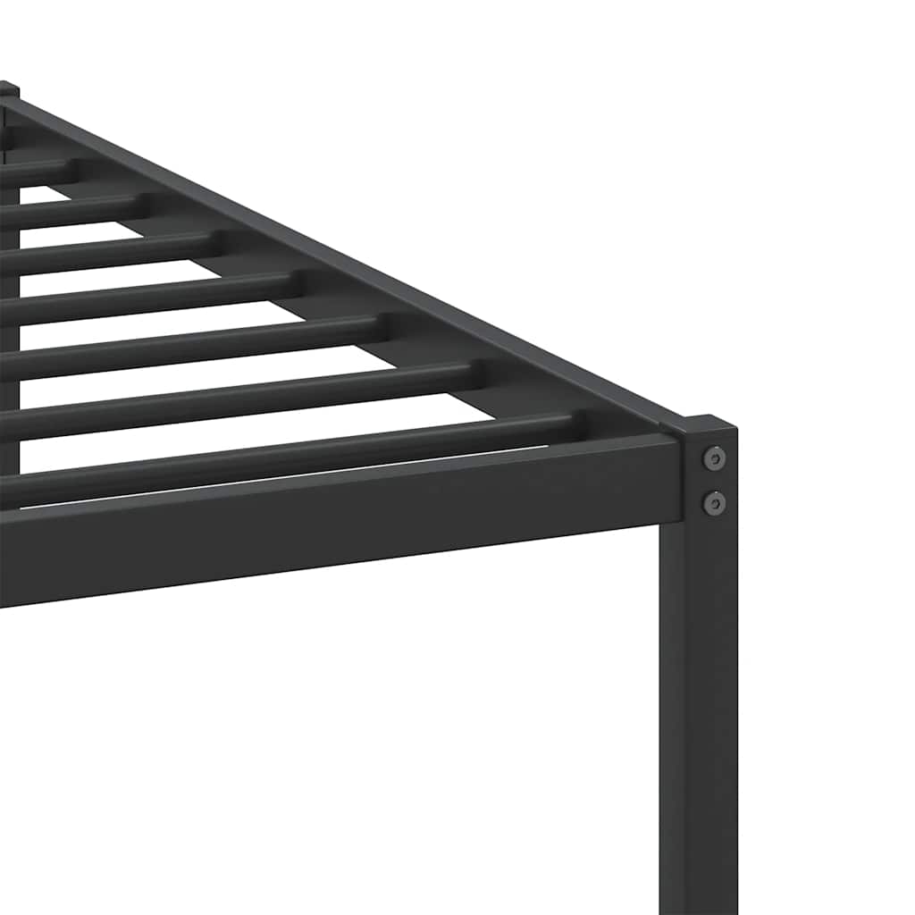 Bed Frame without Mattress Smoked Oak 183x213 cm Engineered Wood