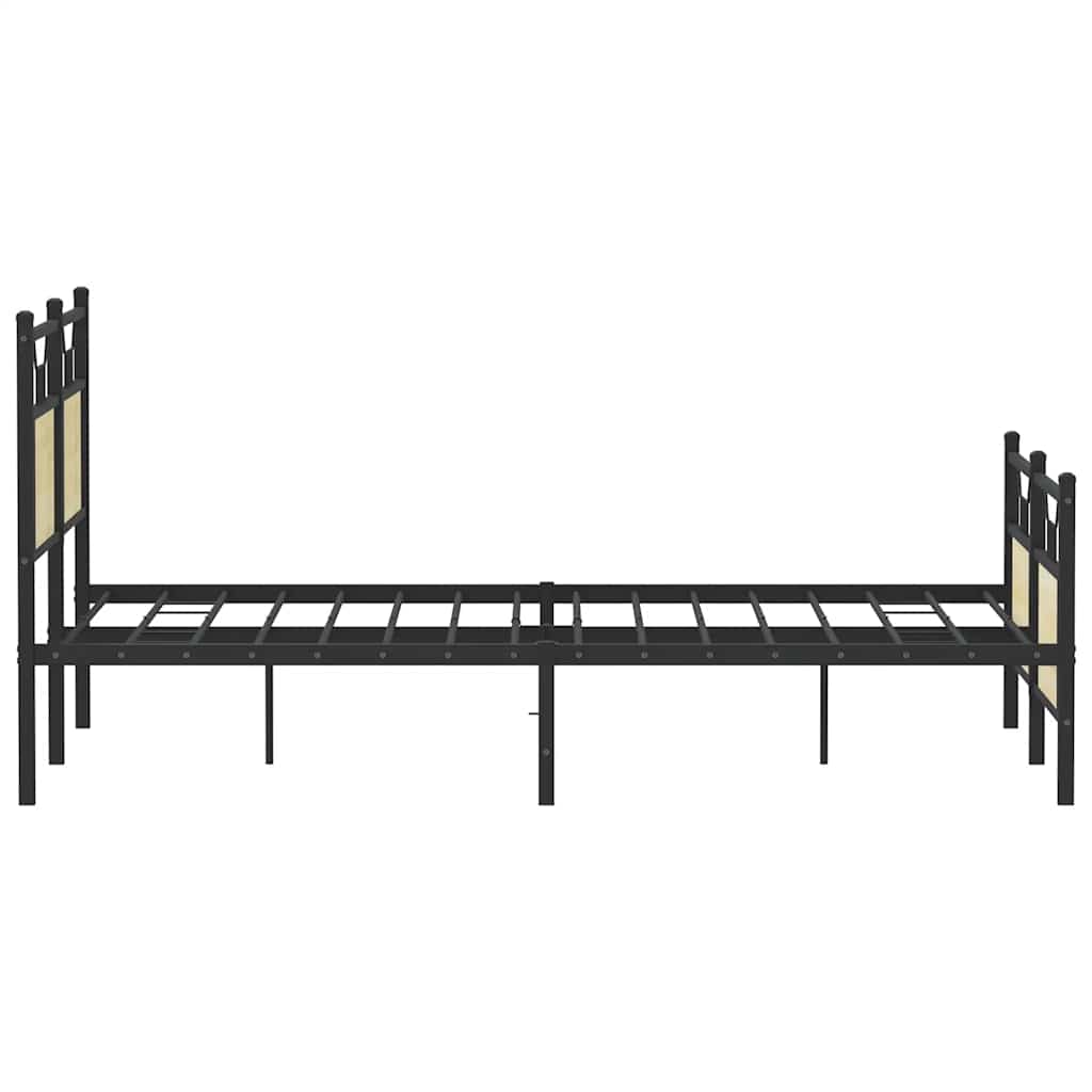 Bed Frame without Mattress Sonoma Oak 140x200 cm Engineered Wood