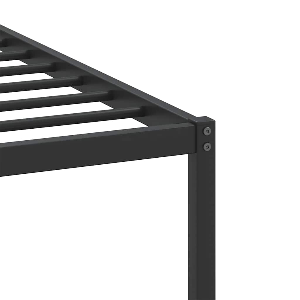 Bed Frame without Mattress Brown Oak 80x200 cm Engineered Wood