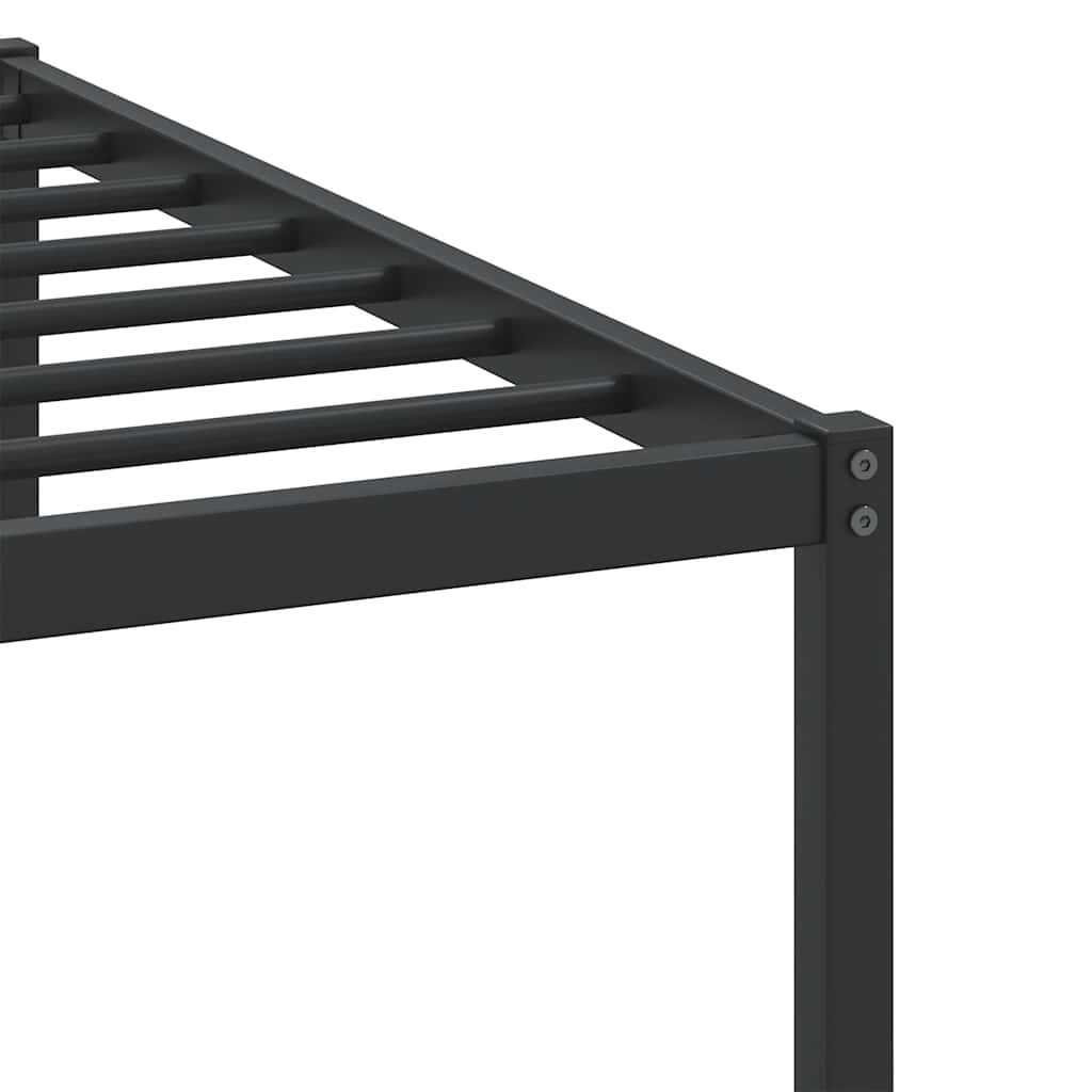 Bed Frame without Mattress Brown Oak 100x200 cm Engineered Wood