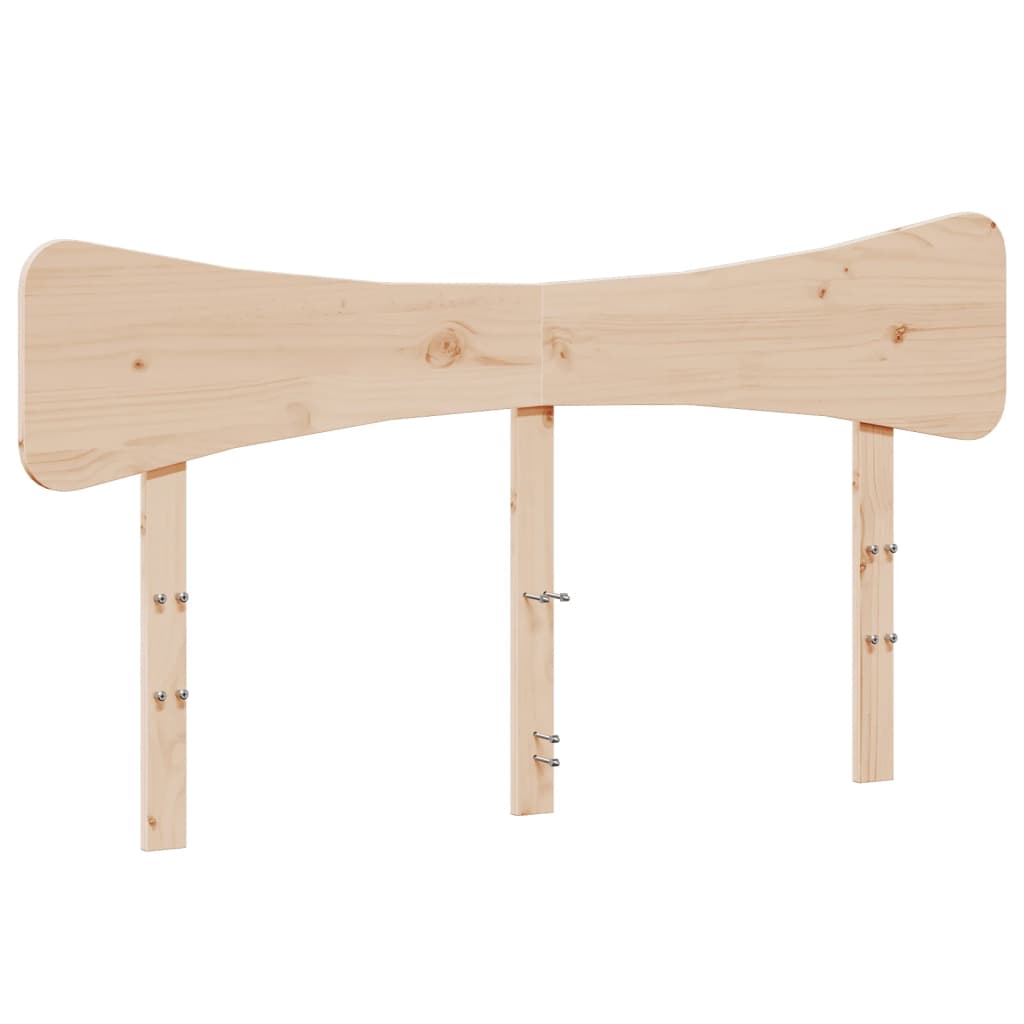 Bed Frame without Mattress 120x200 cm Solid Wood Pine