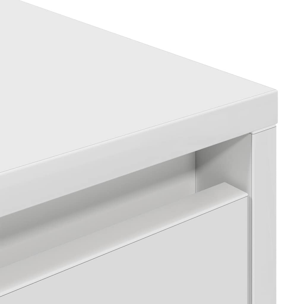 Modern Wooden 40 Inch TV Tele Stand Unit Cabinet With LED Lights & Storage