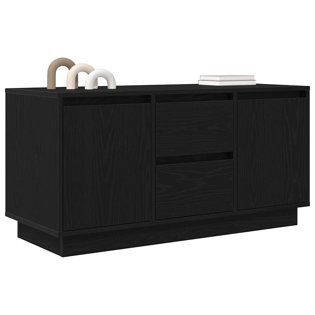 Modern Wooden 40 Inch TV Tele Stand Unit Cabinet With LED Lights & Storage