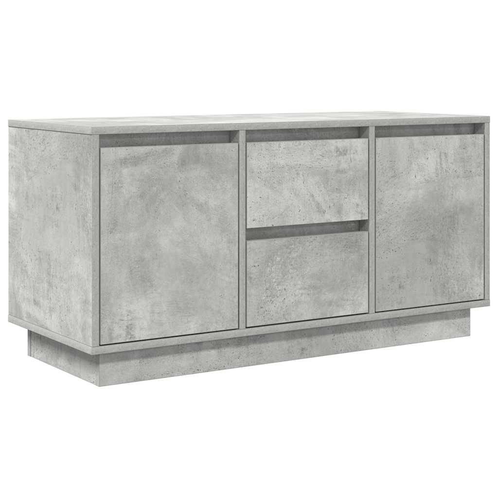 Modern Wooden 40 Inch TV Tele Stand Unit Cabinet With LED Lights & Storage