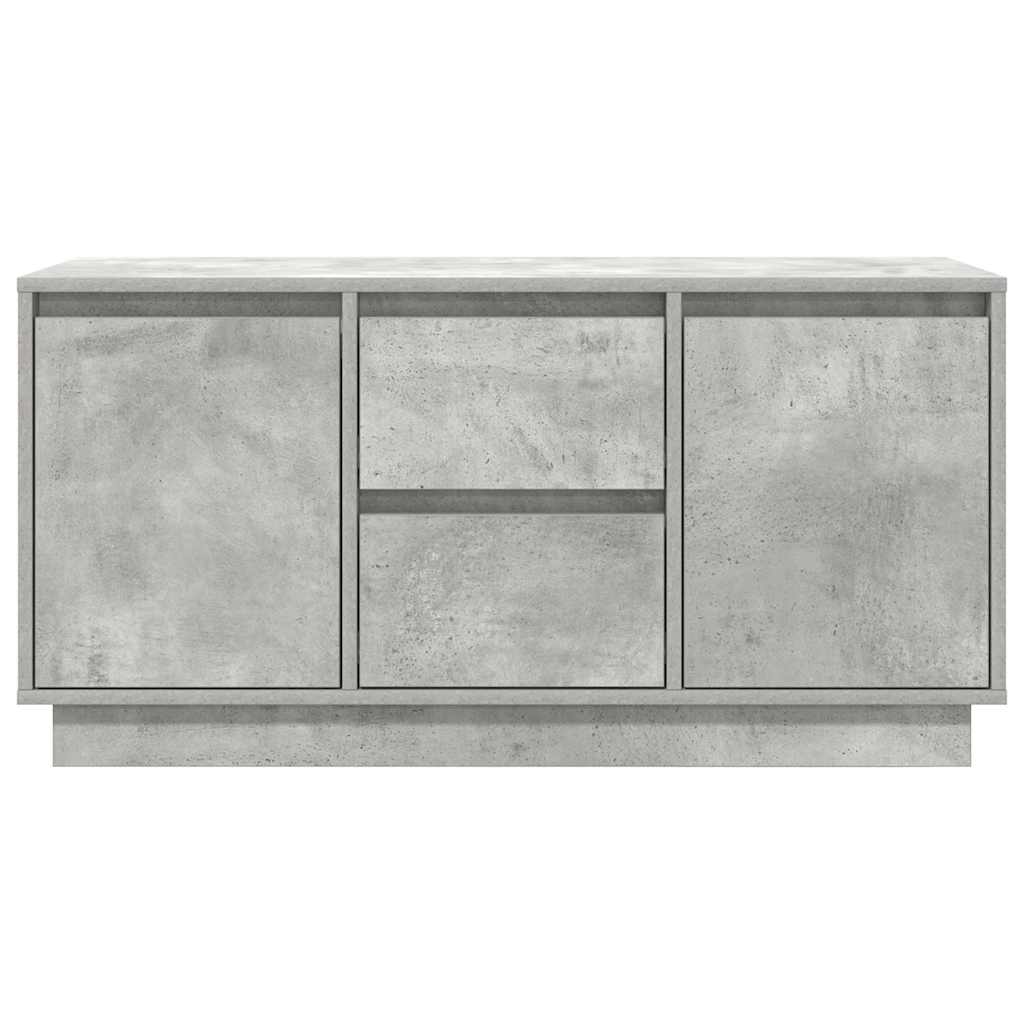 Modern Wooden 40 Inch TV Tele Stand Unit Cabinet With LED Lights & Storage