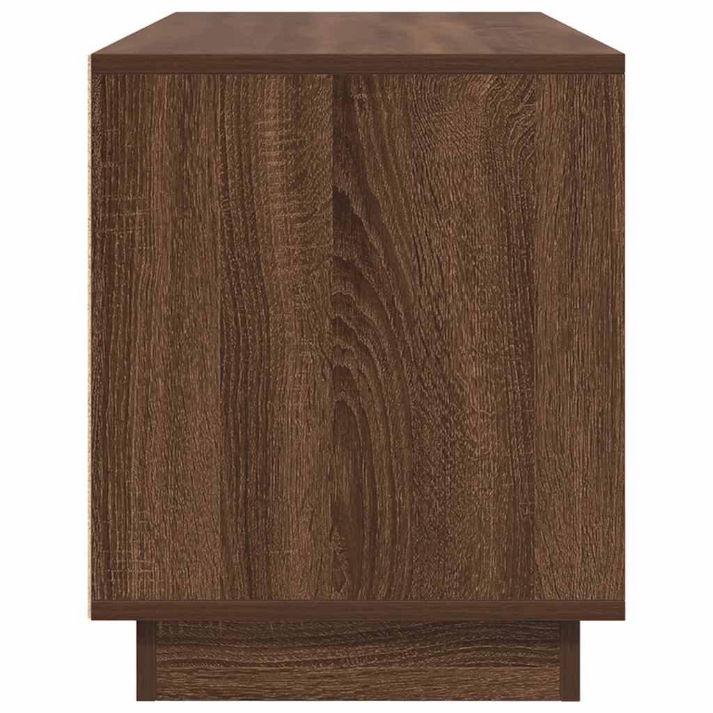 Modern Wooden 40 Inch TV Tele Stand Unit Cabinet With LED Lights & Storage