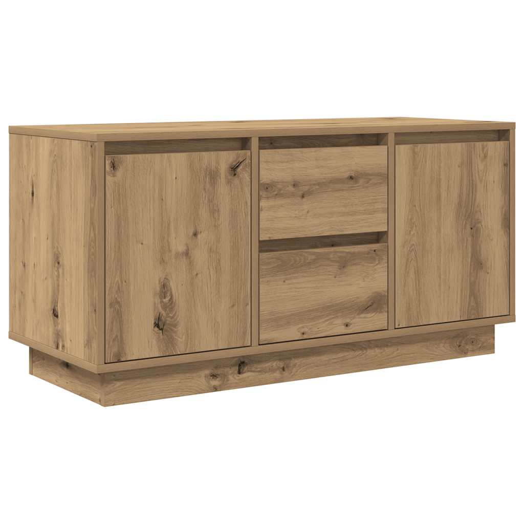 Modern Wooden 40 Inch TV Tele Stand Unit Cabinet With LED Lights & Storage