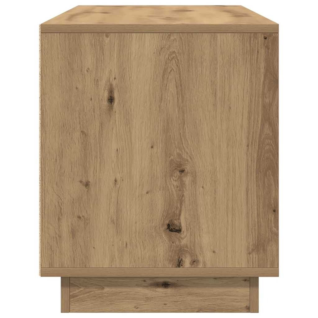 Modern Wooden 40 Inch TV Tele Stand Unit Cabinet With LED Lights & Storage