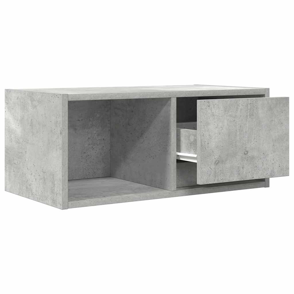 TV Cabinet Concrete Grey 60x31x25.5 cm Engineered Wood