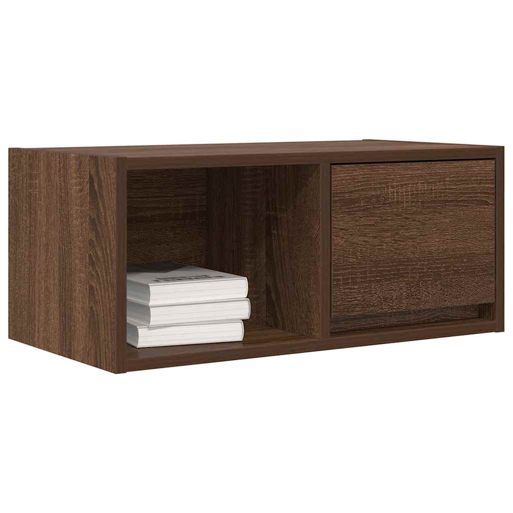 TV Cabinet Brown Oak 60x31x25.5 cm Engineered Wood
