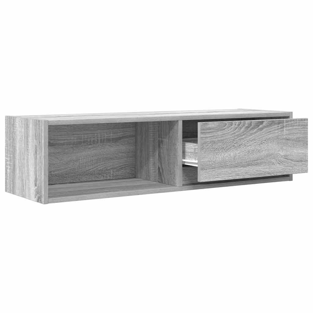 TV Cabinet Grey Sonoma 100x31x25.5 cm Engineered Wood