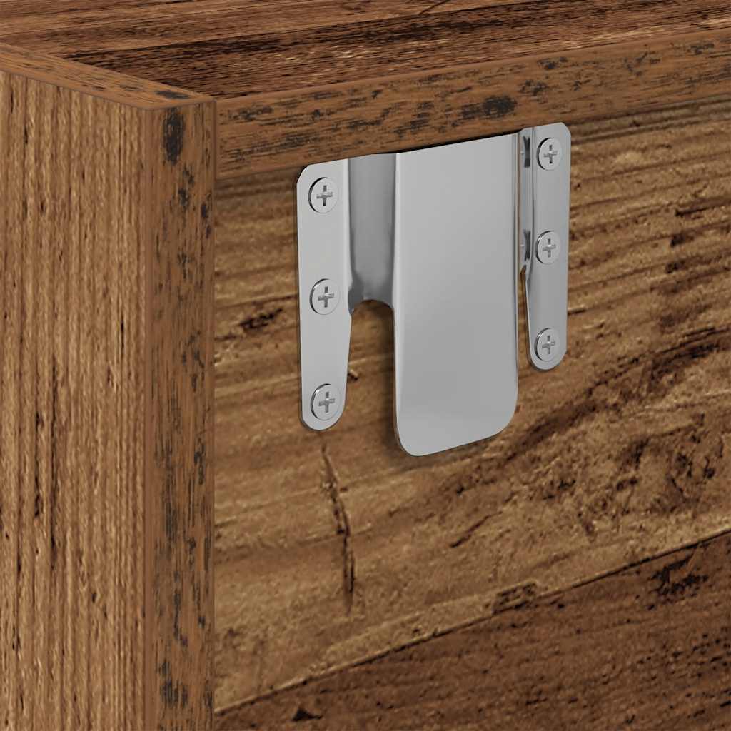 TV Cabinet Old Wood 60x31x25.5 cm Engineered Wood