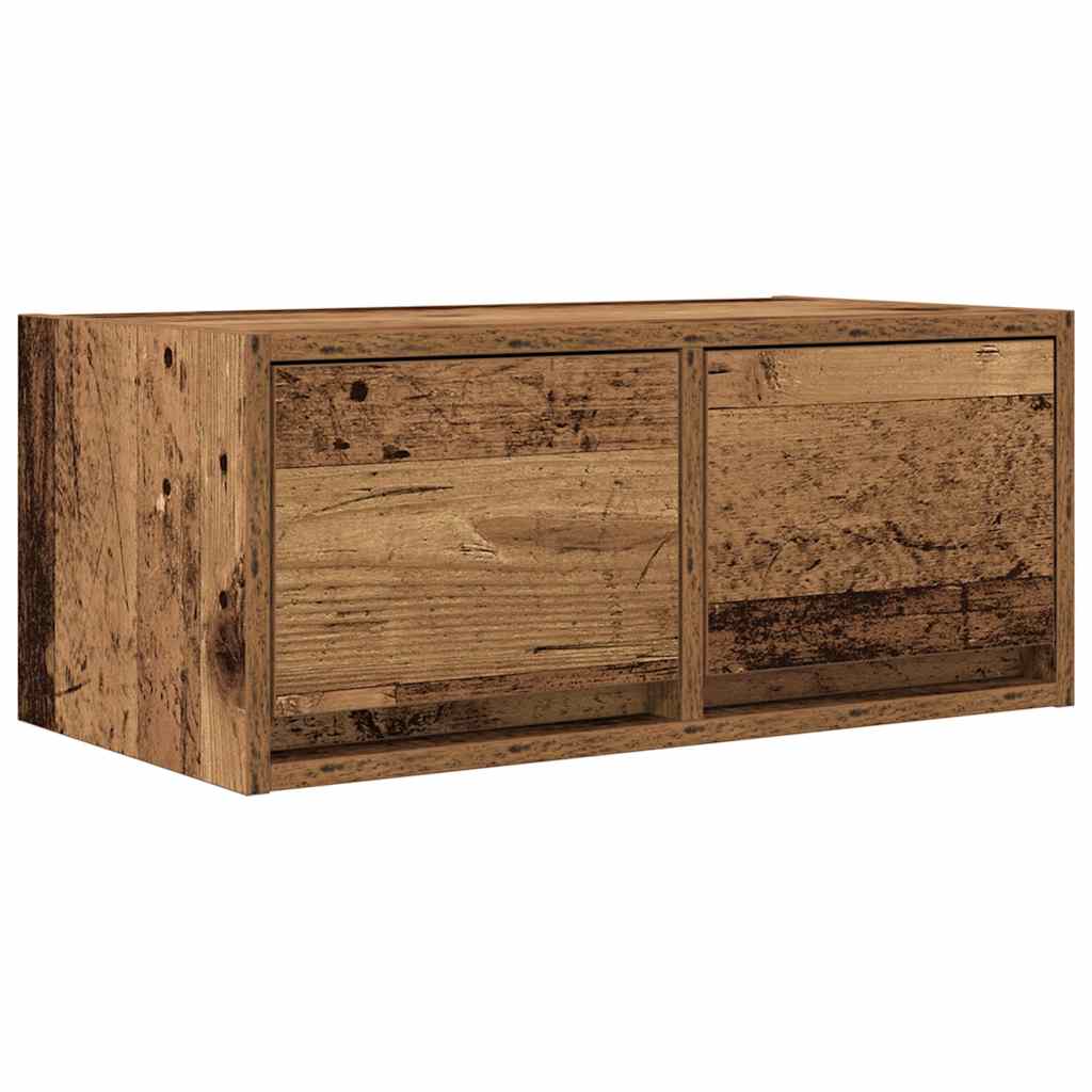 TV Cabinets 2 pcs Old Wood 60x31x25.5 cm Engineered Wood
